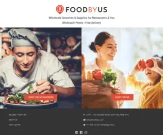 Foodbyus.com.au(All Your Wholesale Food Suppliers in One Place) Screenshot