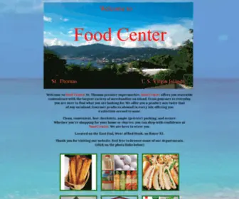 Foodcentervi.com(Food Center Supermarket) Screenshot