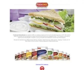 Foodcoast.com(Foodcoast International) Screenshot