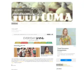 Foodcomablog.com(Food Coma) Screenshot