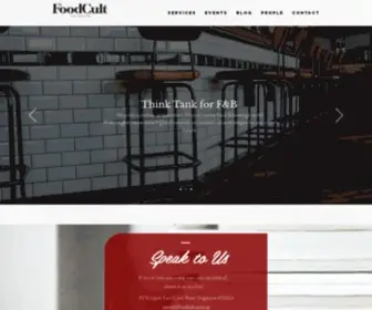 Foodcult.com.sg(Think tank for f) Screenshot