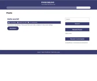 Fooddelivo.in(Just another WordPress site) Screenshot