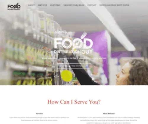 Fooddistributionguy.com(Food Distribution Marketing Plan Advisor & Consultancy Toronto) Screenshot
