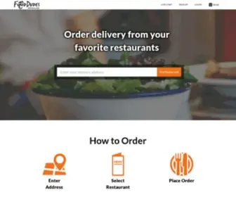 Fooddudesdelivery.com(Food Dudes Delivery) Screenshot