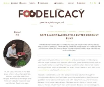 Foodelicacy.com(Delicious Recipes Crafted with Love) Screenshot