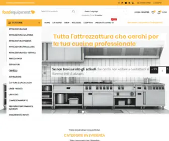 Foodequipment.it(Forniture made in Italy per la ristorazione) Screenshot