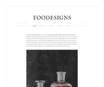 Foodesigns.com(foodesigns) Screenshot