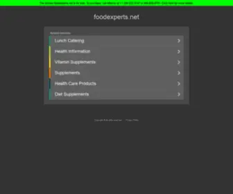 Foodexperts.net(Foodexperts) Screenshot