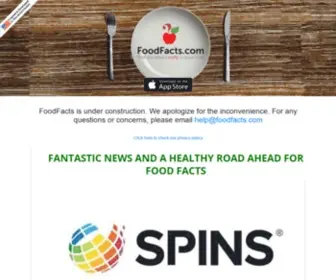 Foodfacts.com(Food Database) Screenshot