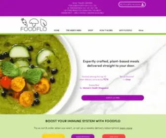 Foodflo.com(Healthy Plant Based Meal Delivery) Screenshot