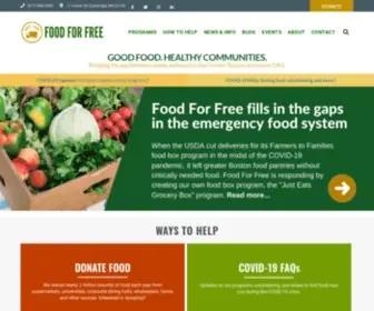 Foodforfree.org(Food For Free) Screenshot