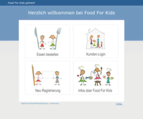 Foodforkids.de(FoodForKids Weiterleitung) Screenshot