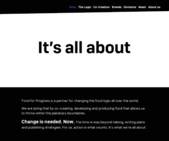 Foodforprogress.com(Food for Progress) Screenshot