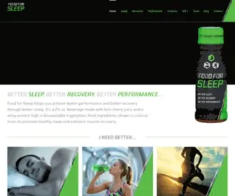 Foodforsleep.com(Food For Sleep) Screenshot