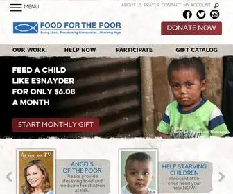 Foodforthepoor.org(Food For The Poor) Screenshot