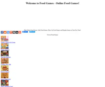 Foodgamesonline.net(Food Games) Screenshot