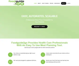 Foodguide2GO.com(Home) Screenshot