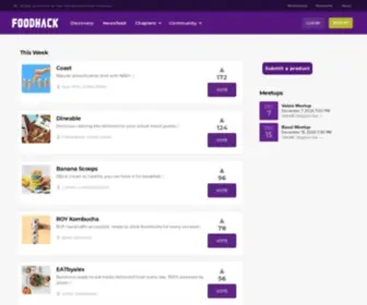 Foodhack.global(FoodHack. We're an independent community) Screenshot