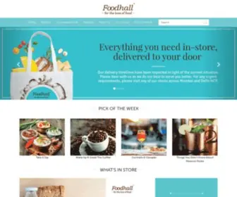 Foodhallonline.com(For The Love Of Food) Screenshot