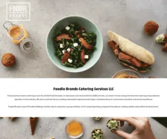 Foodiebrands.com(Foodie Brands Catering Services) Screenshot