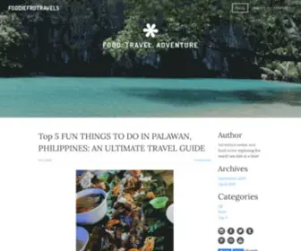 Foodiefrotravels.com(Blog) Screenshot