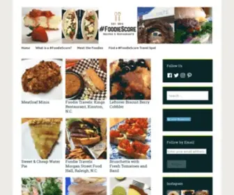 Foodiescore.blog(Southern Recipes & Restaurants) Screenshot