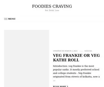 Foodiescraving.com(FOODIES CRAVING) Screenshot
