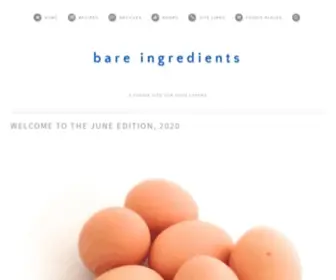 Foodiesite.com(Bare ingredients) Screenshot