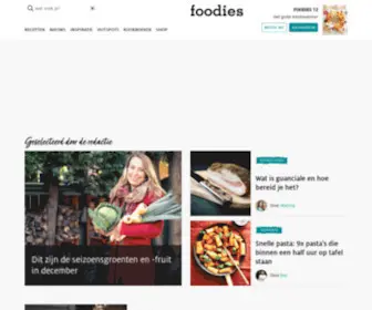 Foodiesmagazine.nl(Voor je dagelijkse culinaire inspiratie en recepten) Screenshot