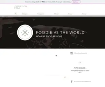 FoodievstheWorld.com(Honest reviews) Screenshot