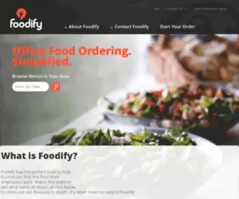 Foodify.com(Office Food Delivery) Screenshot