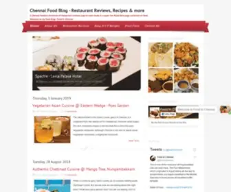 Foodinchennai.com(Chennai Food Blog) Screenshot