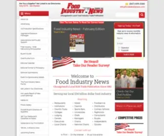 Foodindustrynews.com(Chicagoland's local food industry trade publication) Screenshot