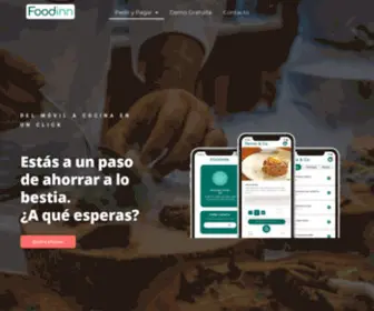 Foodinnapp.com(Inicio) Screenshot