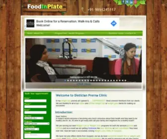 Foodinplate.com(In my weight loss journey all I gained) Screenshot