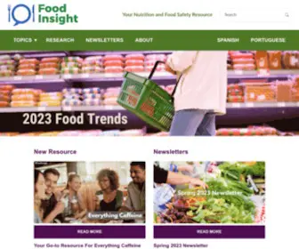 Foodinsight.org(Our mission) Screenshot