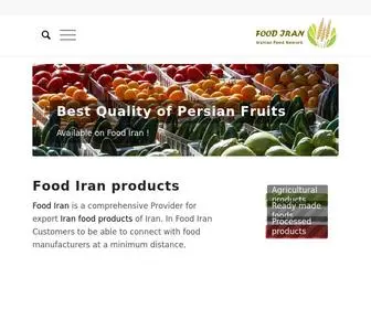 Foodiran.net(Iranian Food Product Online) Screenshot