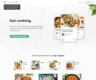Foodisle.com(Find great blog recipes on Foodisle) Screenshot