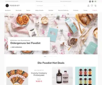 Foodist.de(Foodist bietet monatliche Essens) Screenshot