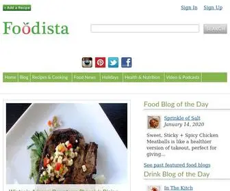 Foodista.com(Recipes, Cooking Tips, and Food News) Screenshot