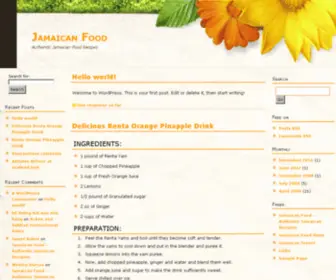 Foodjamaica.net(Jamaican Food) Screenshot