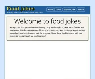 Foodjokes.one(Funny food jokes for every food lovers) Screenshot