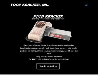 Foodkracker.com(FoodKracker the Only Frozen Food and Meat Cutter) Screenshot