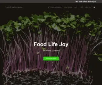 Foodlifejoy.com(Fresh Local Superfood) Screenshot