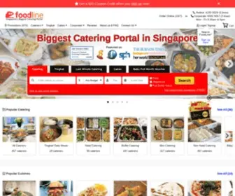 Foodline.sg(Top 50 Catering) Screenshot