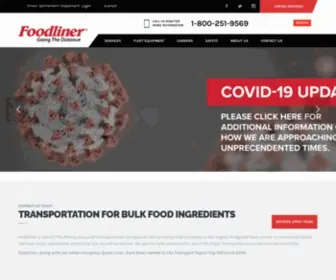 Foodliner.com(Bulk Food Transportation) Screenshot