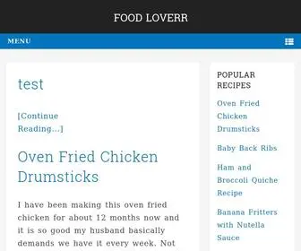 Foodloverr.com(Food Loverr) Screenshot