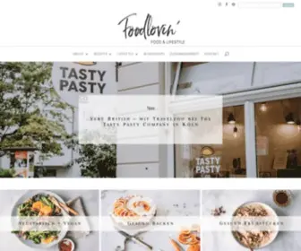 Foodlovin.de(Foodblog mit gesunden Rezepten) Screenshot