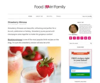 Foodlovinfamily.com(Easy, delicious family friendly recipes) Screenshot