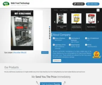 Foodmachinex.in(Mahi Food Technology) Screenshot